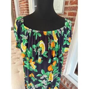 Lane Bryant Playful Fruit Print Tee Dress – Size 22/24